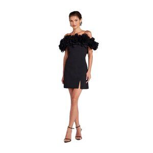 Renee Black Dress by Nadine Merabi